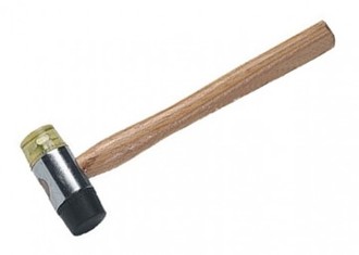 Молоток рихтовочный Matrix бойки 35 мм	комбинированная головка, деревянная ручка